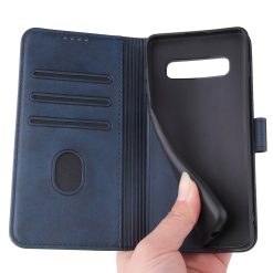 Peněženkové pouzdro Elegant Magnet Case modré – Samsung Galaxy S10 | Levné Kryty | Levné Kryty | Levné Kryty