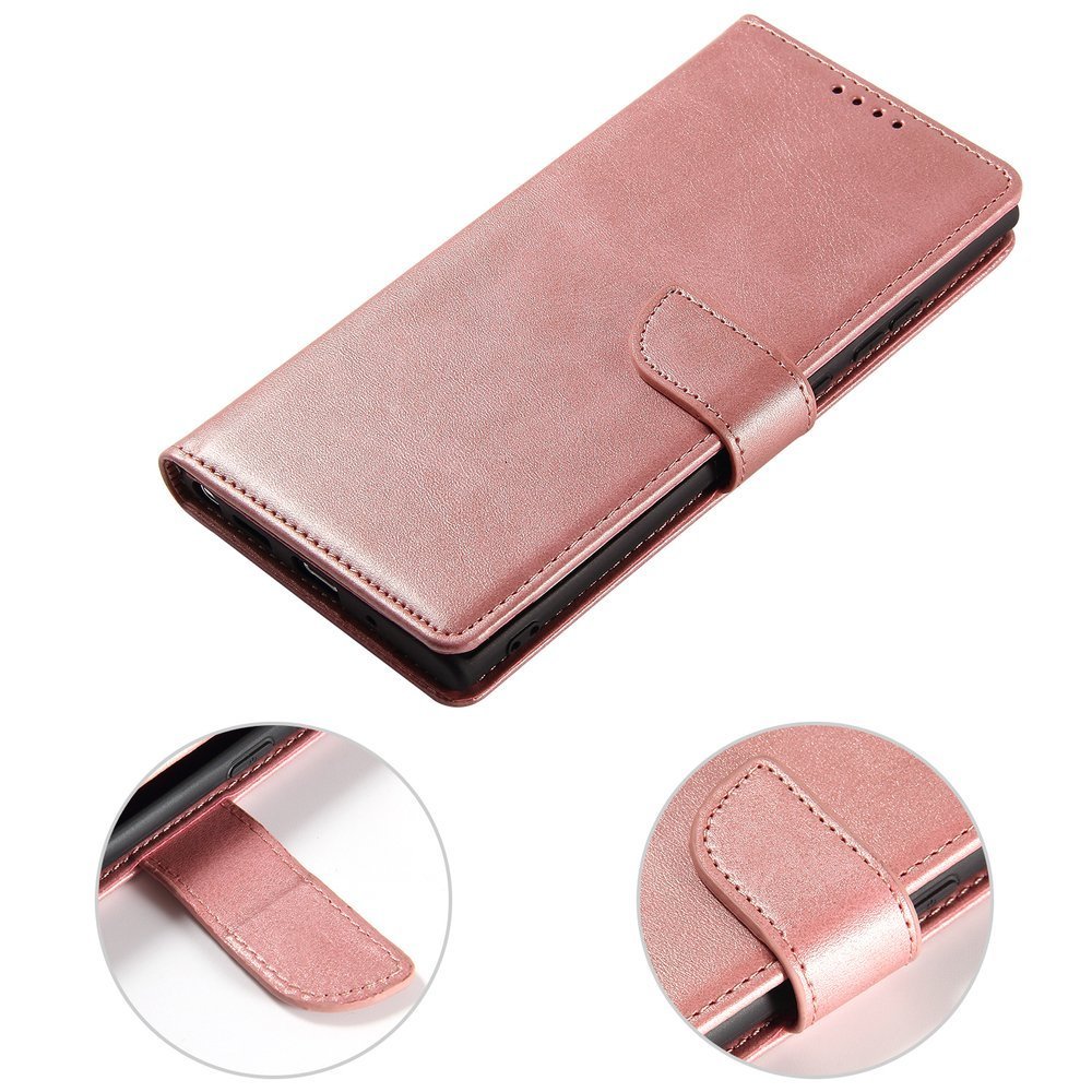 Peněženkové pouzdro Elegant Magnet Case růžové – Samsung Galaxy S10 Lite | Levné Kryty | Levné Kryty | Levné Kryty