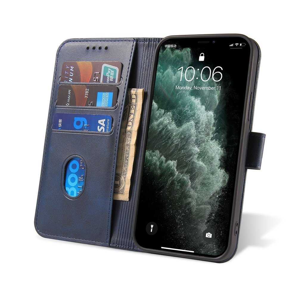 Peněženkové pouzdro Elegant Magnet Case modré – Xiaomi Redmi Note 8 Pro | Levné Kryty | Levné Kryty | Levné Kryty