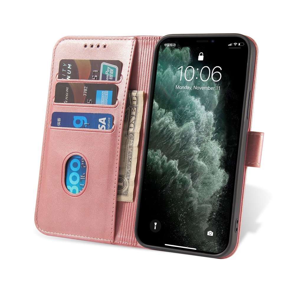 Peněženkové pouzdro Elegant Magnet Case růžové – Samsung Galaxy A40 | Levné Kryty | Levné Kryty | Levné Kryty