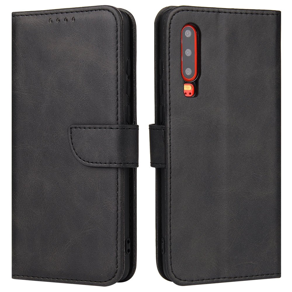 Peněženkové pouzdro Elegant Magnet Case černé – Huawei P30 | Levné Kryty | Levné Kryty | Levné Kryty