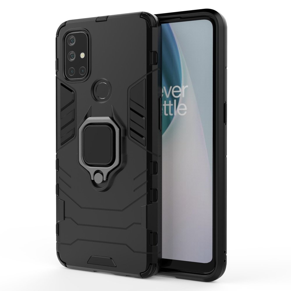 Odolný kryt Ring Armor černý – OnePlus Nord N100 | Levné Kryty | Levné Kryty | Levné Kryty