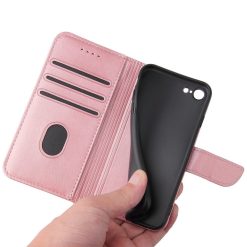 Peněženkové pouzdro Elegant Magnet Case růžové – Apple iPhone 7 / iPhone 8 / iPhone SE 2020 / iPhone SE 2022 | Levné Kryty | Levné Kryty | Levné Kryty