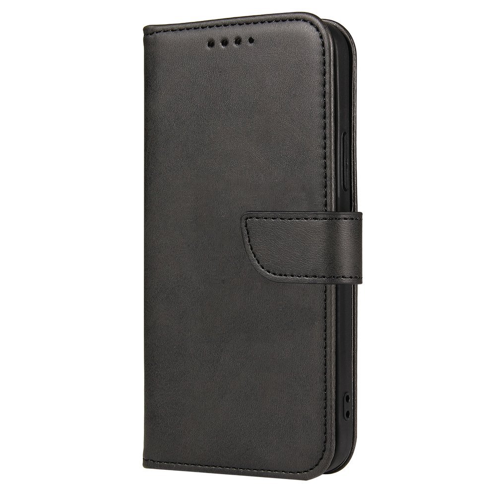 Peněženkové pouzdro Elegant Magnet Case černé – Samsung Galaxy S21+ (S21 Plus)