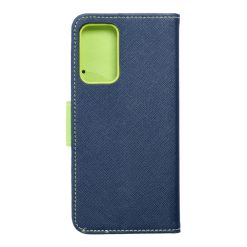 Peněženkové pouzdro Fancy Book modro-limetkové – Samsung Galaxy A52 / A52 5G / A52s 5G | Levné Kryty | Levné Kryty | Levné Kryty