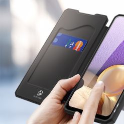 Peněženkové pouzdro Dux Ducis Skin X černé – Samsung Galaxy A32 5G | Levné Kryty | Levné Kryty | Levné Kryty