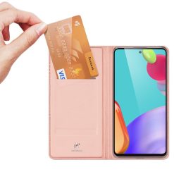 Peněženkové pouzdro Dux Ducis Skin Pro růžové – Samsung Galaxy A52 / A52 5G / A52s 5G | Levné Kryty | Levné Kryty | Levné Kryty