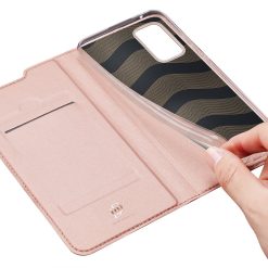 Peněženkové pouzdro Dux Ducis Skin Pro růžové – Samsung Galaxy A52 / A52 5G / A52s 5G | Levné Kryty | Levné Kryty | Levné Kryty