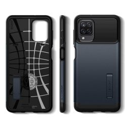 Zadní kryt Spigen Slim Armor Metal Slate – Samsung Galaxy A12 / M12 | Levné Kryty | Levné Kryty | Levné Kryty