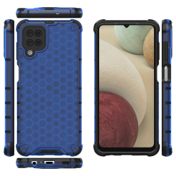 Odolný kryt Honeycomb Armor modrý – Samsung Galaxy A12 / M12 | Levné Kryty | Levné Kryty | Levné Kryty