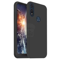 Zadní kryt Soft Matt černý – Motorola Moto E7