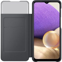 Flipové pouzdro Samsung S View Wallet Cover černé – Samsung Galaxy A32 (4G) | Levné Kryty | Levné Kryty | Levné Kryty