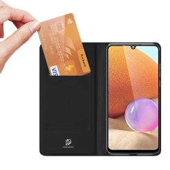 Peněženkové pouzdro Dux Ducis Skin Pro černé – Samsung Galaxy A32 (4G) | Levné Kryty | Levné Kryty | Levné Kryty