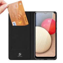 Peněženkové pouzdro Dux Ducis Skin Pro černé – Samsung Galaxy A02S | Levné Kryty | Levné Kryty | Levné Kryty