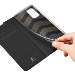 Peněženkové pouzdro Dux Ducis Skin Pro černé – Samsung Galaxy A02S | Levné Kryty | Levné Kryty | Levné Kryty