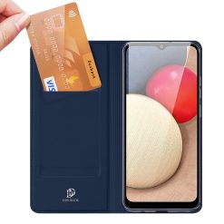 Peněženkové pouzdro Dux Ducis Skin Pro modré – Samsung Galaxy A02S | Levné Kryty | Levné Kryty | Levné Kryty