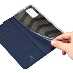 Peněženkové pouzdro Dux Ducis Skin Pro modré – Samsung Galaxy A02S | Levné Kryty | Levné Kryty | Levné Kryty