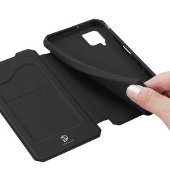 Peněženkové pouzdro Dux Ducis Skin X černé – Samsung Galaxy A12 / M12 | Levné Kryty | Levné Kryty | Levné Kryty