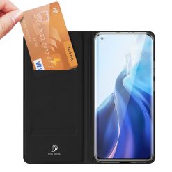 Peněženkové pouzdro Dux Ducis Skin Pro černé – Xiaomi Mi 11 | Levné Kryty | Levné Kryty | Levné Kryty