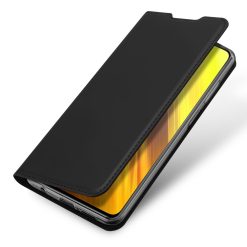 Peněženkové pouzdro Dux Ducis Skin Pro černé – Xiaomi Poco X3 NFC | Levné Kryty | Levné Kryty | Levné Kryty