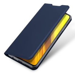 Peněženkové pouzdro Dux Ducis Skin Pro modré – Xiaomi Poco X3 NFC | Levné Kryty | Levné Kryty | Levné Kryty