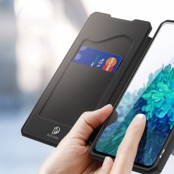 Peněženkové pouzdro Dux Ducis Skin X černé – Samsung Galaxy S20 FE | Levné Kryty | Levné Kryty | Levné Kryty