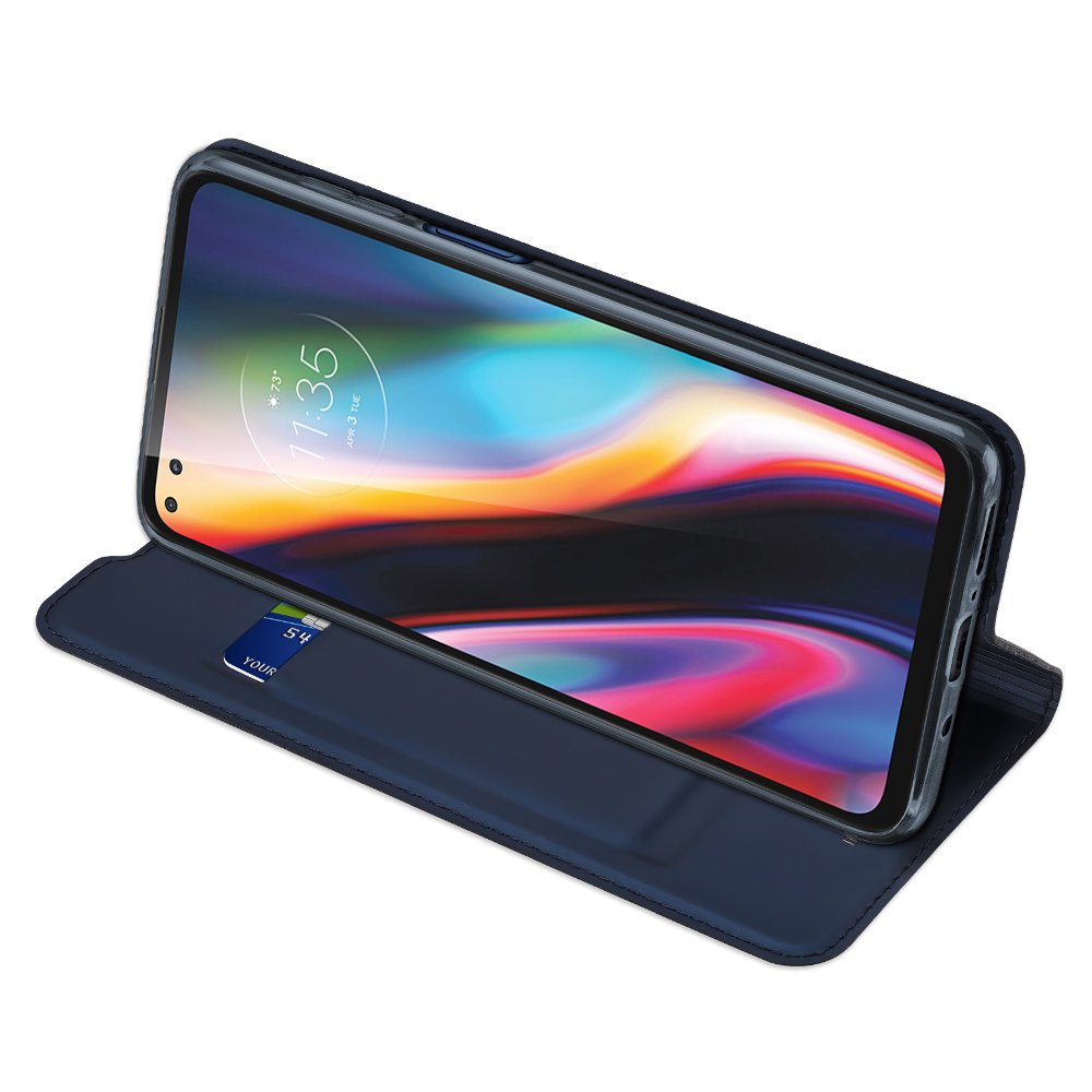 Peněženkové pouzdro Dux Ducis Skin Pro modré – Motorola Moto G 5G Plus | Levné Kryty | Levné Kryty | Levné Kryty