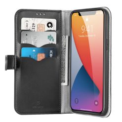 Peněženkové pouzdro Dux Ducis Kado černé – Apple iPhone 12 Mini | Levné Kryty | Levné Kryty | Levné Kryty