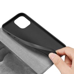 Peněženkové pouzdro Dux Ducis Kado černé – Apple iPhone 12 Mini | Levné Kryty | Levné Kryty | Levné Kryty