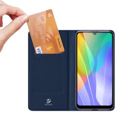 Peněženkové pouzdro Dux Ducis Skin Pro modré – Huawei Y6p | Levné Kryty | Levné Kryty | Levné Kryty
