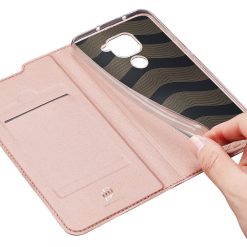 Peněženkové pouzdro Dux Ducis Skin Pro růžové – Xiaomi Redmi Note 9 | Levné Kryty | Levné Kryty | Levné Kryty