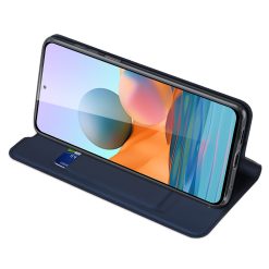 Peněženkové pouzdro Dux Ducis Skin Pro modré – Xiaomi Redmi Note 10 Pro | Levné Kryty | Levné Kryty | Levné Kryty