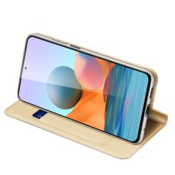 Peněženkové pouzdro Dux Ducis Skin Pro zlaté – Xiaomi Redmi Note 10 Pro | Levné Kryty | Levné Kryty | Levné Kryty