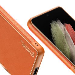 Zadní kryt Dux Ducis Yolo oranžový – Samsung Galaxy S21 Ultra | Levné Kryty | Levné Kryty | Levné Kryty