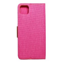 Peněženkové pouzdro Canvas Book růžové – Samsung Galaxy A22 5G | Levné Kryty | Levné Kryty | Levné Kryty