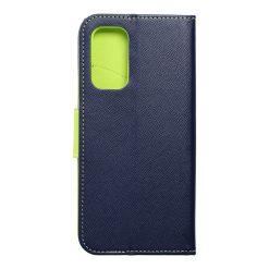 Peněženkové pouzdro Fancy Book modro-limetkové – Oppo Reno5 5G (Reno 5 5G) | Levné Kryty | Levné Kryty | Levné Kryty