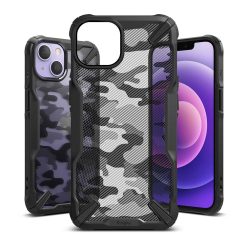 Odolný kryt Ringke Fusion X maskáčovo-černý – Apple iPhone 13 | Levné Kryty | Levné Kryty | Levné Kryty