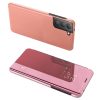 Průhledný kryt Clear View Case modrý – Samsung Galaxy S21 FE | Levné Kryty | Levné Kryty | Levné Kryty