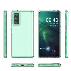 Transparentní kryt Spring Case 1mm mátový rám – Samsung Galaxy S20 FE | Levné Kryty | Levné Kryty | Levné Kryty