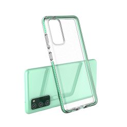 Transparentní kryt Spring Case 1mm mátový rám – Samsung Galaxy S20 FE | Levné Kryty | Levné Kryty | Levné Kryty