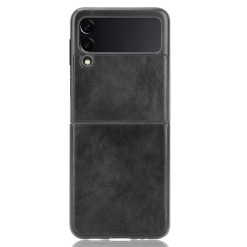 Kryt Shockproof Litchi Texture černý – Samsung Galaxy Z Flip 3 | Levné Kryty | Levné Kryty | Levné Kryty