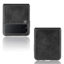 Kryt Shockproof Litchi Texture černý – Samsung Galaxy Z Flip 3 | Levné Kryty | Levné Kryty | Levné Kryty