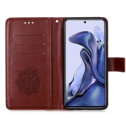 Peněženkové pouzdro Dream Catcher bordové – Xiaomi 11T / 11T Pro | Levné Kryty | Levné Kryty | Levné Kryty