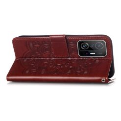 Peněženkové pouzdro Dream Catcher bordové – Xiaomi 11T / 11T Pro | Levné Kryty | Levné Kryty | Levné Kryty