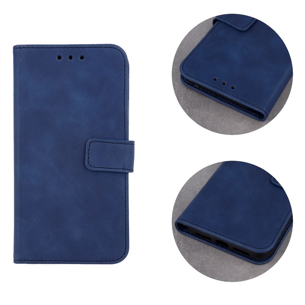 Knížkové pouzdro Smart Velvet modré – Xiaomi Redmi 9T / Poco M3 | Levné Kryty | Levné Kryty | Levné Kryty