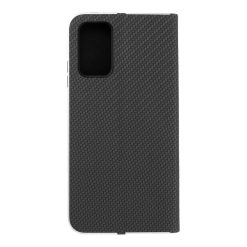 Knížkové pouzdro Luna Carbon černé – Xiaomi Redmi 9T | Levné Kryty | Levné Kryty | Levné Kryty