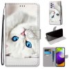 Knížkové pouzdro Trendy Cross case Vlk s růží – Samsung Galaxy A52 / A52 5G / A52s 5G | Levné Kryty | Levné Kryty | Levné Kryty