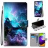 Peněženkové pouzdro Embossing Pattern Čtyřlístek světle růžové – Samsung Galaxy A52 / A52 5G / A52s 5G | Levné Kryty | Levné Kryty | Levné Kryty