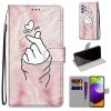 Knížkové pouzdro Trendy Cross case Chryzantémy – Samsung Galaxy A52 / A52 5G / A52s 5G | Levné Kryty | Levné Kryty | Levné Kryty
