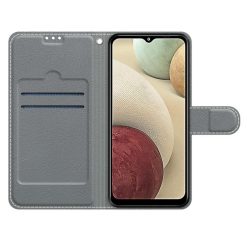 Knížkové pouzdro Trendy Cross case Modrooká kočka – Samsung Galaxy A12 / M12 | Levné Kryty | Levné Kryty | Levné Kryty